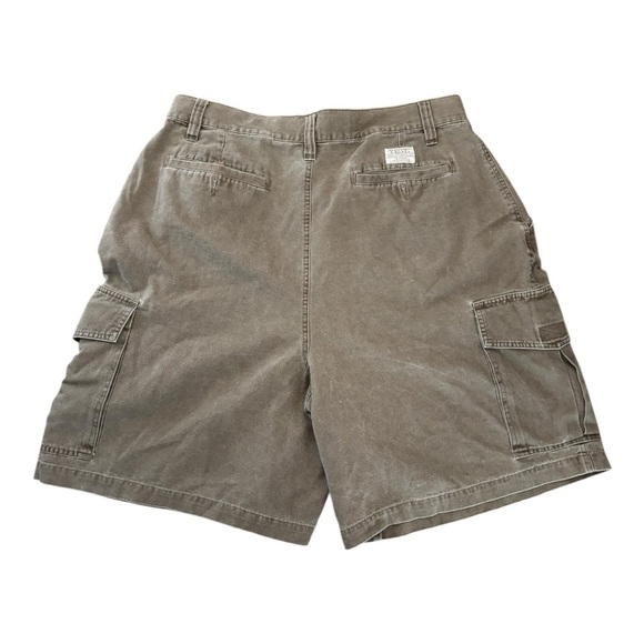 Abercrombie & Fitch Co. Y2K Cargo Shorts Vintage Hong Kong Baggy Size 38 - Picture 5 of 10